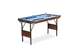RACK Crux 55 po Table de Billard/Billard Pliante (Bleu)