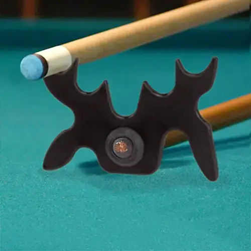 Accessoire de queue de billard/billard impérial : tête de pont Moosehead à enfiler/portable, plastique, noir Accessoire de queue de billard/billard impérial : tête de pont Moosehead à enfiler/portable, plastique, noir