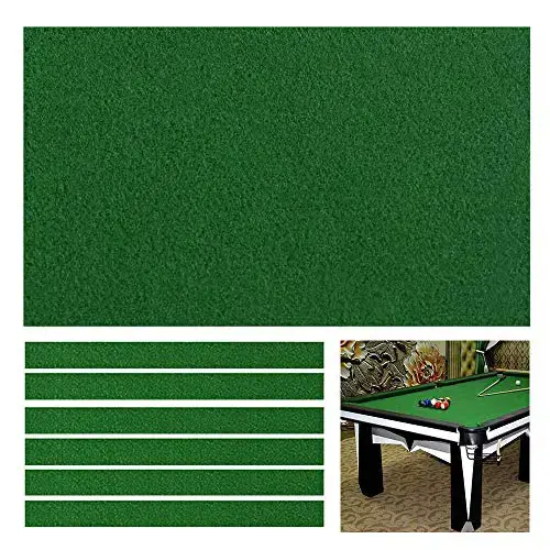 Feutre de table de billard en tissu de billard Boshen avec 6 bandes de tissu pour rails prédécoupés rapides de table de 8 pieds, 3 tissus au choix Feutre de table de billard en tissu de billard Boshen avec 6 bandes de tissu pour rails prédécoupés rapides de table de 8 pieds, 3 tissus au choix